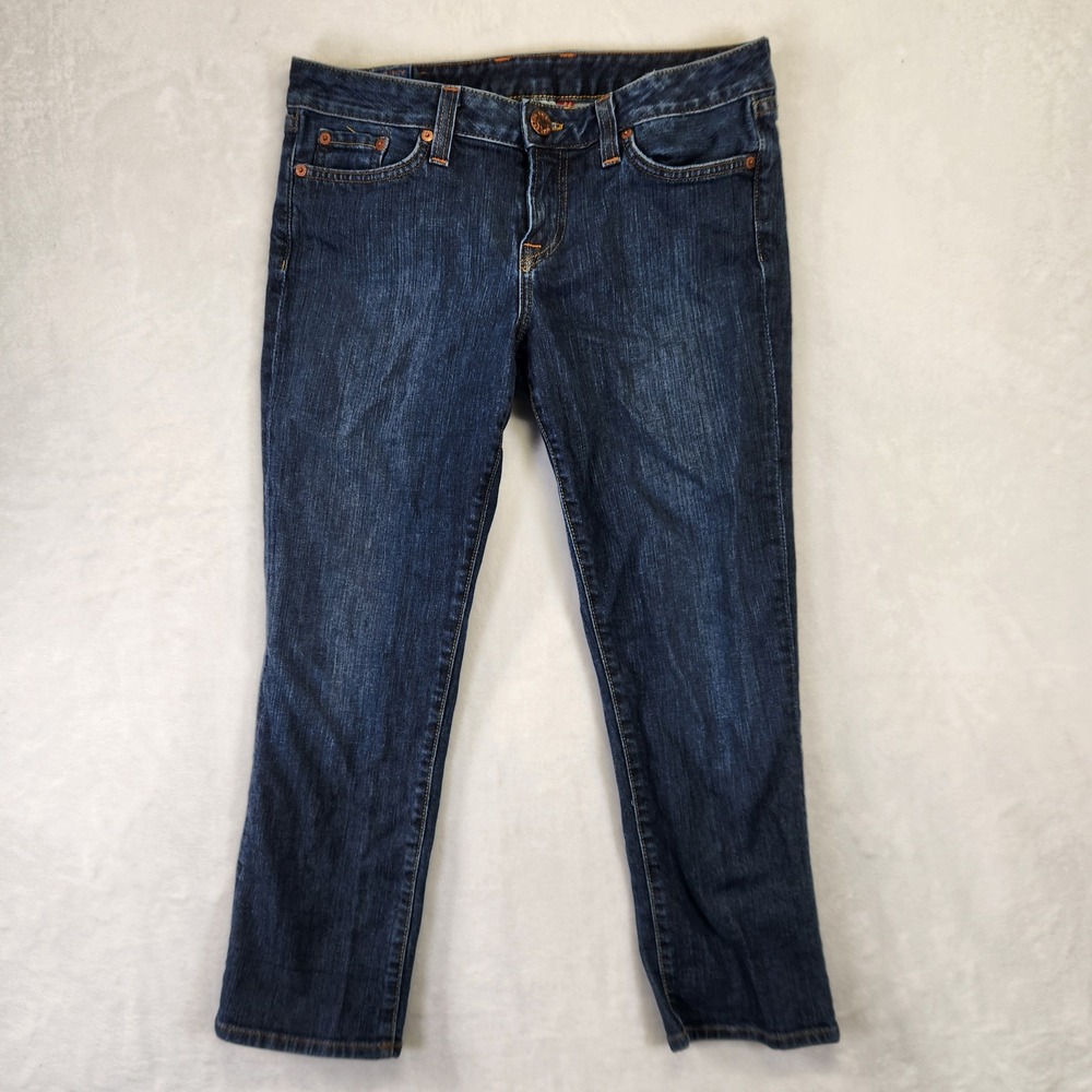 Lucky Brand Womens Blue Denim Jeans Straight Leg‎ Size 8